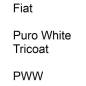 Preview: Fiat, Puro White Tricoat, PWW.